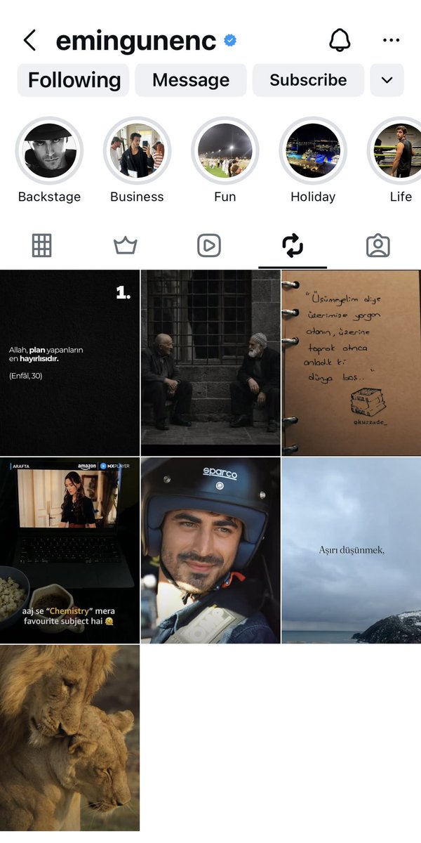 ahylincasm's tweet photo. Emin literally said in his IV that the shoot is over and he’s single . 🤣 He doesn't need the shipping drama anymore. He even removed the post with Ilsu from his reposts, now only the unfollow is left🤣🤣 #arafta #EminGünenç #IlsuDemirçi #MerTeş #emsu https://t.co/5kJZXY7FLB
