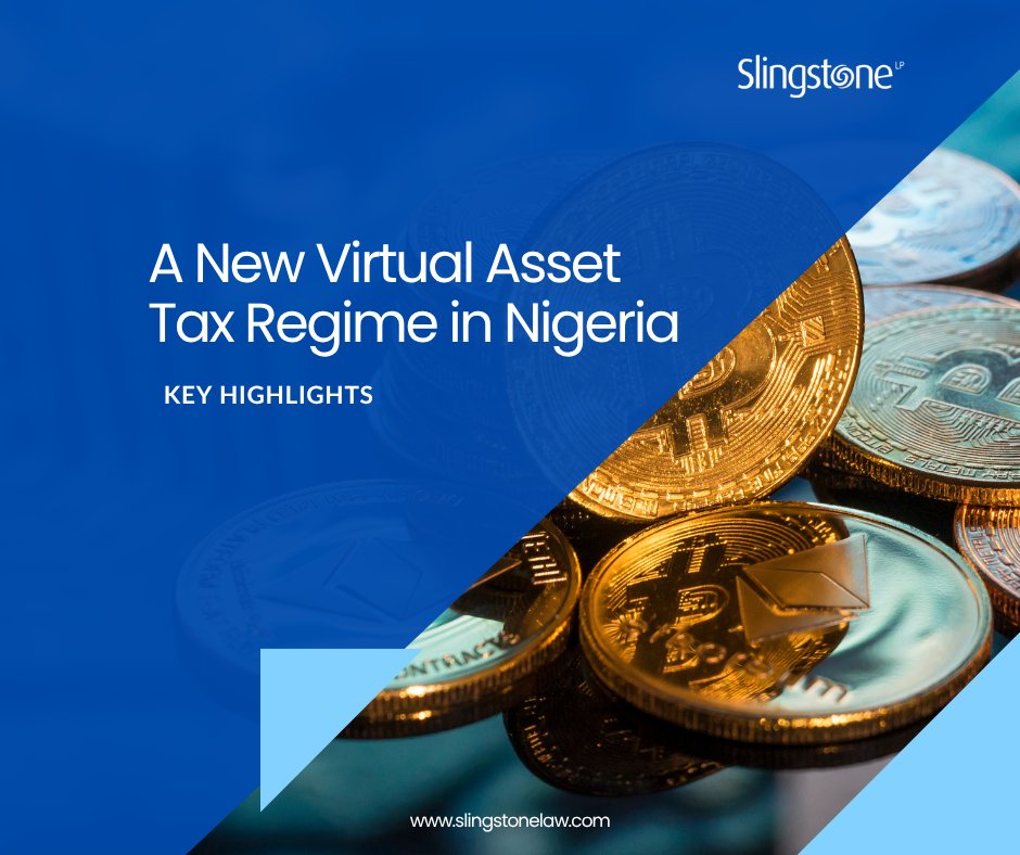 SlingstoneLaw's tweet photo. Nigeria’s tax framework for virtual assets has just taken a clearer shape.

The Nigeria Revenue Service (NRS) has issued new Guidelines on the Taxation of Virtual Assets. This has important implications for anyone dealing in cryptocurrencies, stablecoins, NFTs and other digital assets in Nigeria.

We have put together a short overview of the key rules.

If you invest in, trade, or operate in the virtual asset space, this is worth a read. Please read: https://t.co/5g0A0urwSE