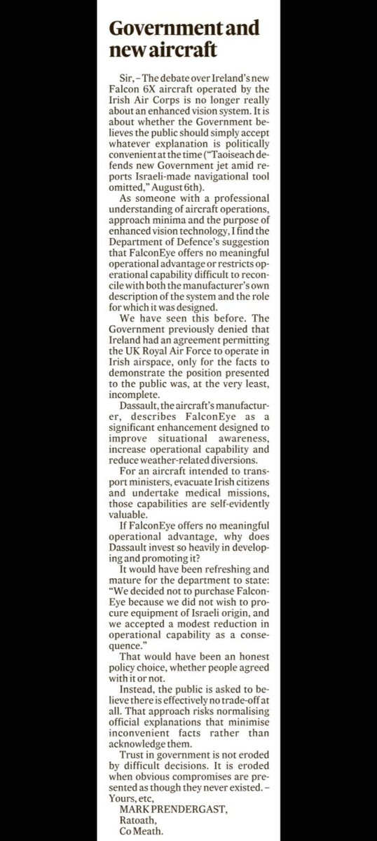 EastVeterans's tweet photo. Jack Chambers asked the Department of Defence about Operational Equipment.....

Did he ask the Defence Forces ? https://t.co/hP3LB6rdre