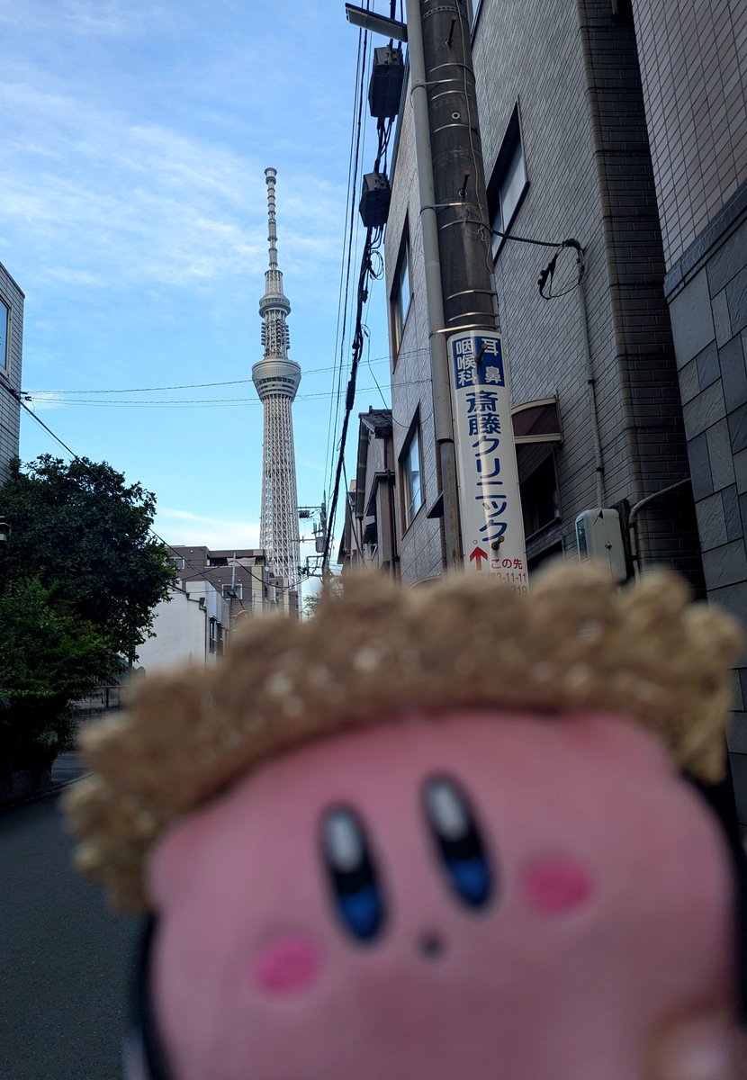0105Roki's tweet photo. _(っ'o'c)_<スカイツリーまで　あるくぽよ？🚶 https://t.co/lO0YOIwnnn