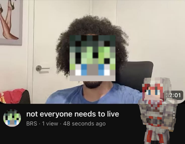 strwbvue's tweet photo. qsmp2 as random youtube videos (1/2) https://t.co/PgspAtiOvq