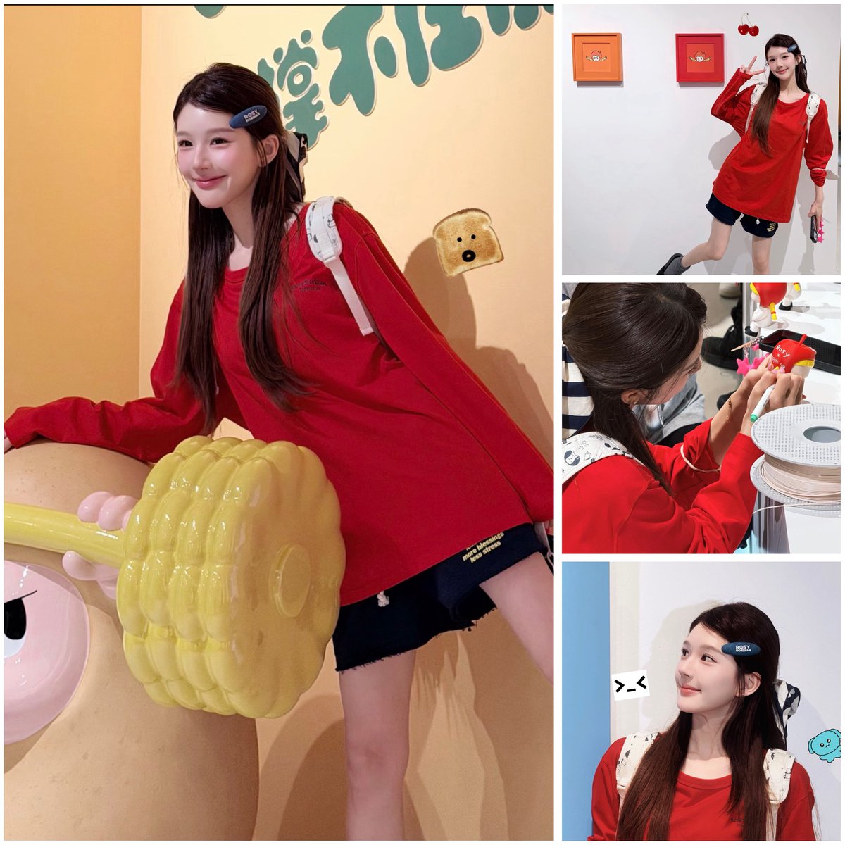yanglu_official's tweet photo. #ZhaoLusi shares a new update—and she’s back in Beijing. 🍊

“So many seeds planted last year have sprouted little shoots this year.”

Little by little, what was planted is beginning to bloom. 🌱
💙💜 https://t.co/IBbYzJIMS8