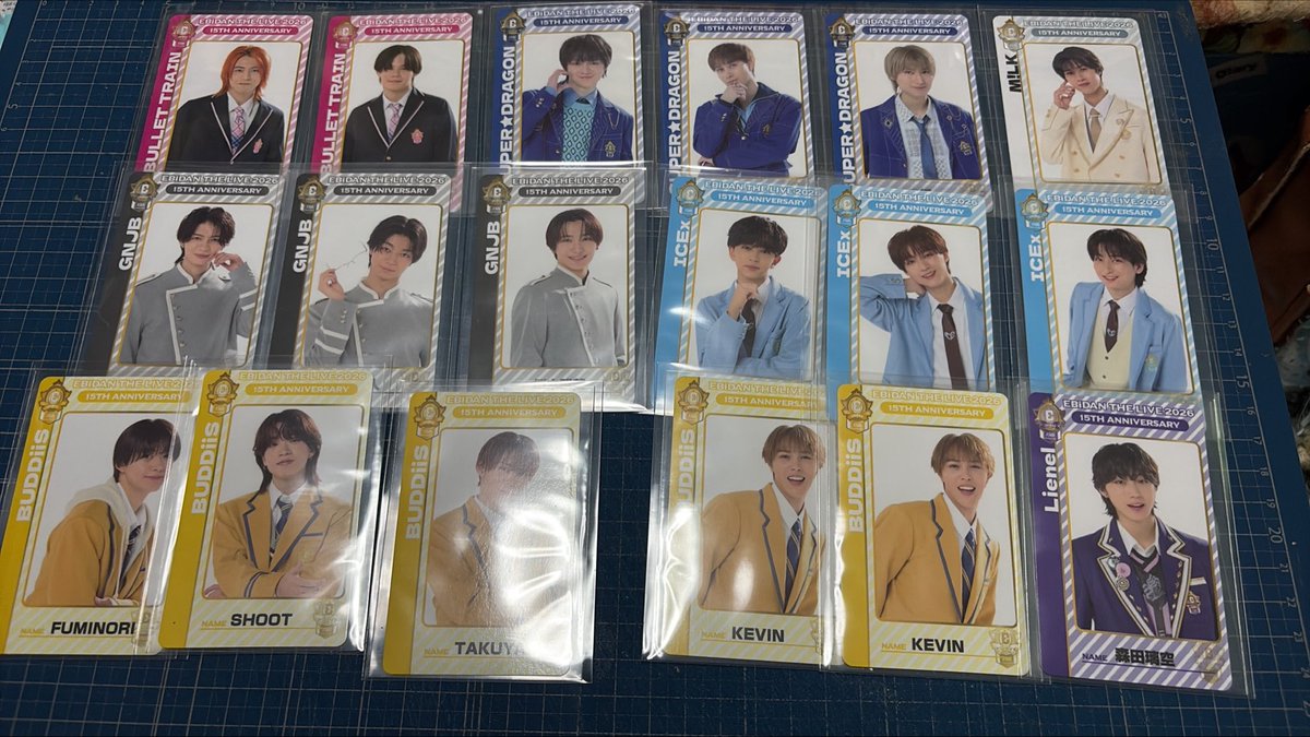 SDBT_EBiDAN60's tweet photo. EBiDANTHELIVE 2026
ランダムトレカ 交換

譲 画像 

求 タクヤ ハル 吉田 佐野 (HAYATO池田 柴崎)

カイ タカシ 曽野はタクヤ 吉田との交換のみ

()は緩くです

郵送でのお取引になります
ご気軽にお声掛けくださいませ…

 #EBiDAN https://t.co/O7GWHo1h4R