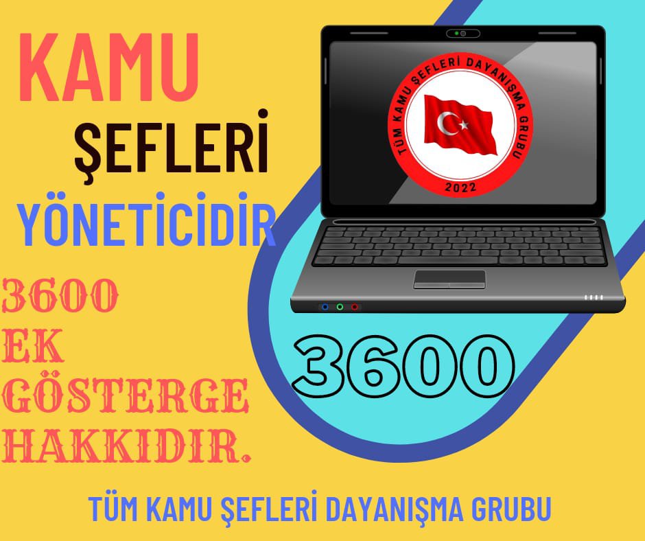 KamuSefleriD_G's tweet photo. ▶️Talebimiz AÇIK ve NET
▶️3600 Ek Gösterge 
▶️Neden mi?
✅Çünkü DEVLETİN SÖZÜ VAR
✅Çünkü liyakatimiz ve statümüz belli
✅Yönetici #TümKamuŞefleri olarak
✅3600 Sözünün tutulmasını tüm mağdurlar olarak bekliyoruz.Sayın @RTErdogan ve @isikhanvedat @memetsimsek https://t.co/utiTgTXJbf