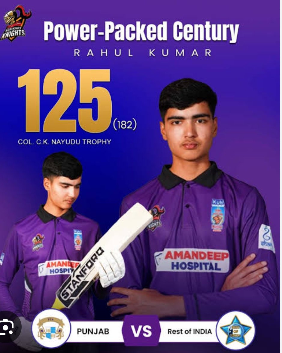 VishalY73709681's tweet photo. Rahul Kumar, the 19-year-old Punjab batter, impressed the Delhi Capitals coaching staff during the first two days of trials but couldn’t make an impact in the practice game.
The left-hander who is personally trained by Yuvraj Singh
#DelhiCapitals #DC #IPL2027 #RahulKumar https://t.co/hXdGnVr4Km
