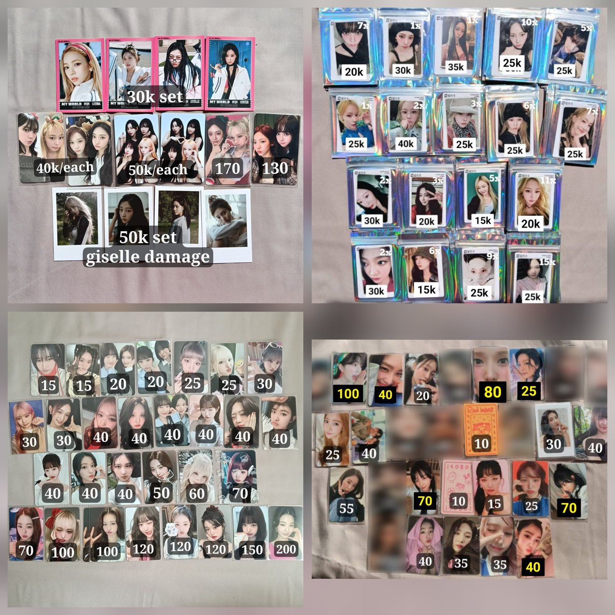 seravalp's tweet photo. [HELP RT]
wts want to sell various girlgroup aab photocard pc aespa ive h2h redvelvet njz baemon illit
- ready ina, jatim
- exc adm &amp; pack
- negotiable, keep event✅
- dm for more
tag. wts wto wtb aespa karina giselle ningning winter official pob hd sr ld qq music stella yuha rv https://t.co/k9qKvBqoAL