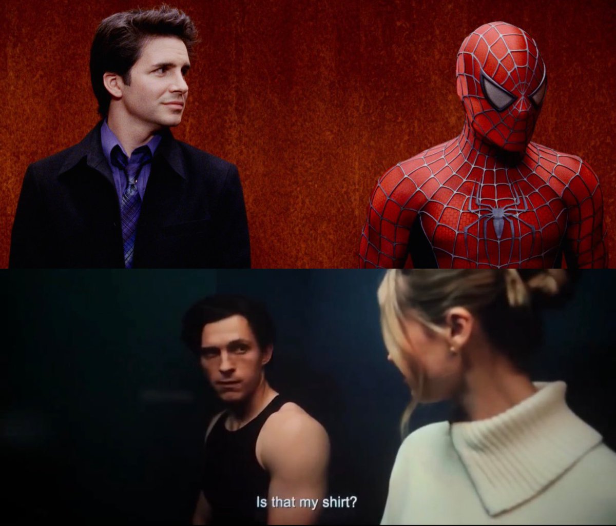 OocTobeyM's tweet photo. The elevator is Spider-Man’s worst enemy https://t.co/Kn5DwqxvFz