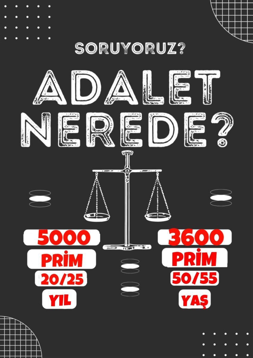 dncsny25's tweet photo. 👉99 ÖNCESİ #EYT👇

#5000KısmideHuzurKalmadı

Ülkemizde verilen söz borca
Umut hacze dönüşüyorsa;

Kaybedilen sadece adalet değil
Yüzbinlerin huzuru ve geleceğidir.

5000 Kısmi;
27 yıldır bir yasanın zulmünde.

GÜVEN KAYBETTİNİZ ❗

#EmeklideHuzurKalmadı

@RTErdogan @TBMMresmi https://t.co/kGWW6rnUhW