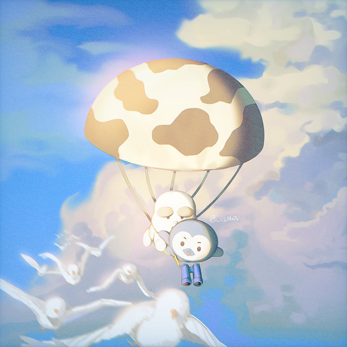 _s2Ha7v's tweet photo. しおたろう概念ｽﾞ お空とか、飛んでください https://t.co/UxTVVnHAHI