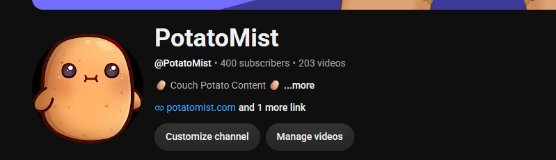 potatomist's tweet photo. 400 SUBSCRIBERS!!! WE'RE DOING IT!!! https://t.co/CQvS5DgdXO