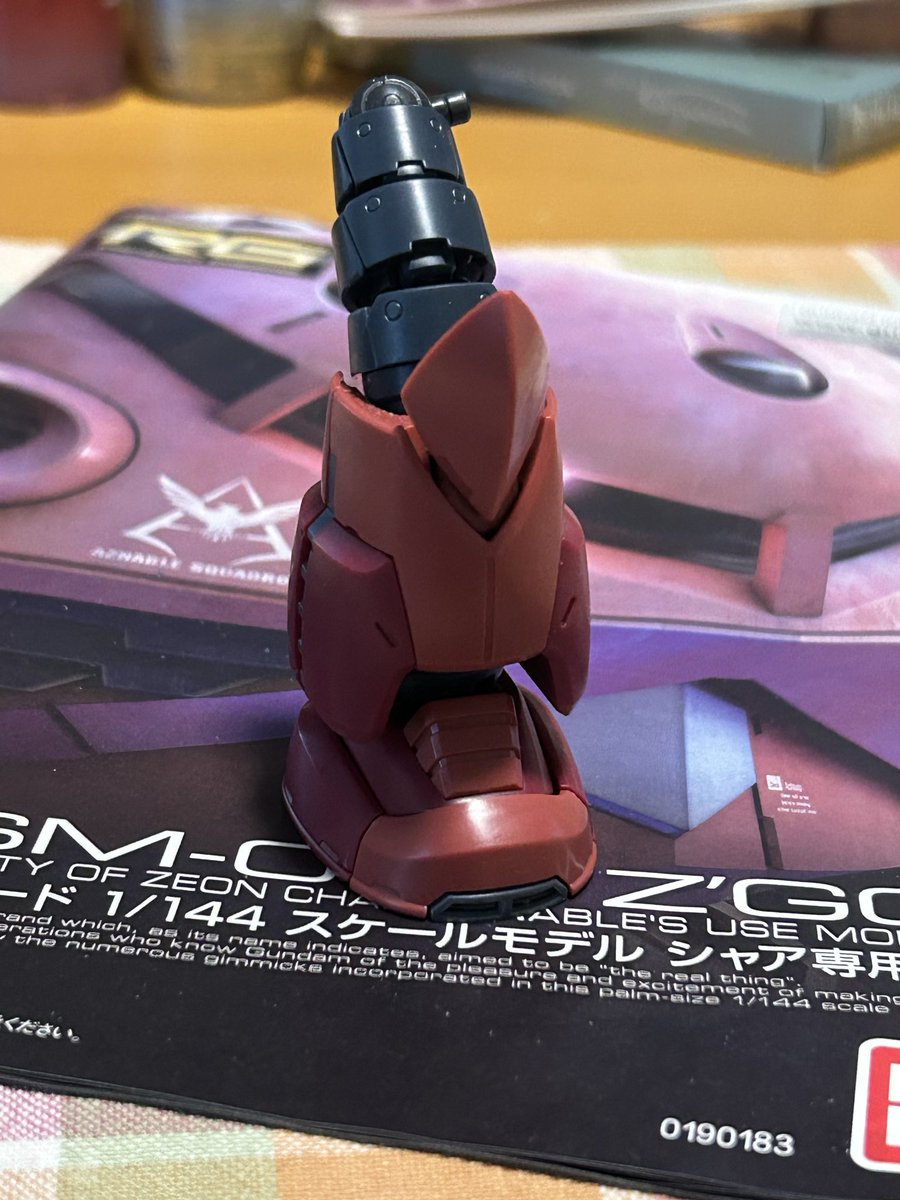 TAREmenti's tweet photo. のんびり約6時間で片足完成

#RGズゴック https://t.co/n4QL1GSSsN