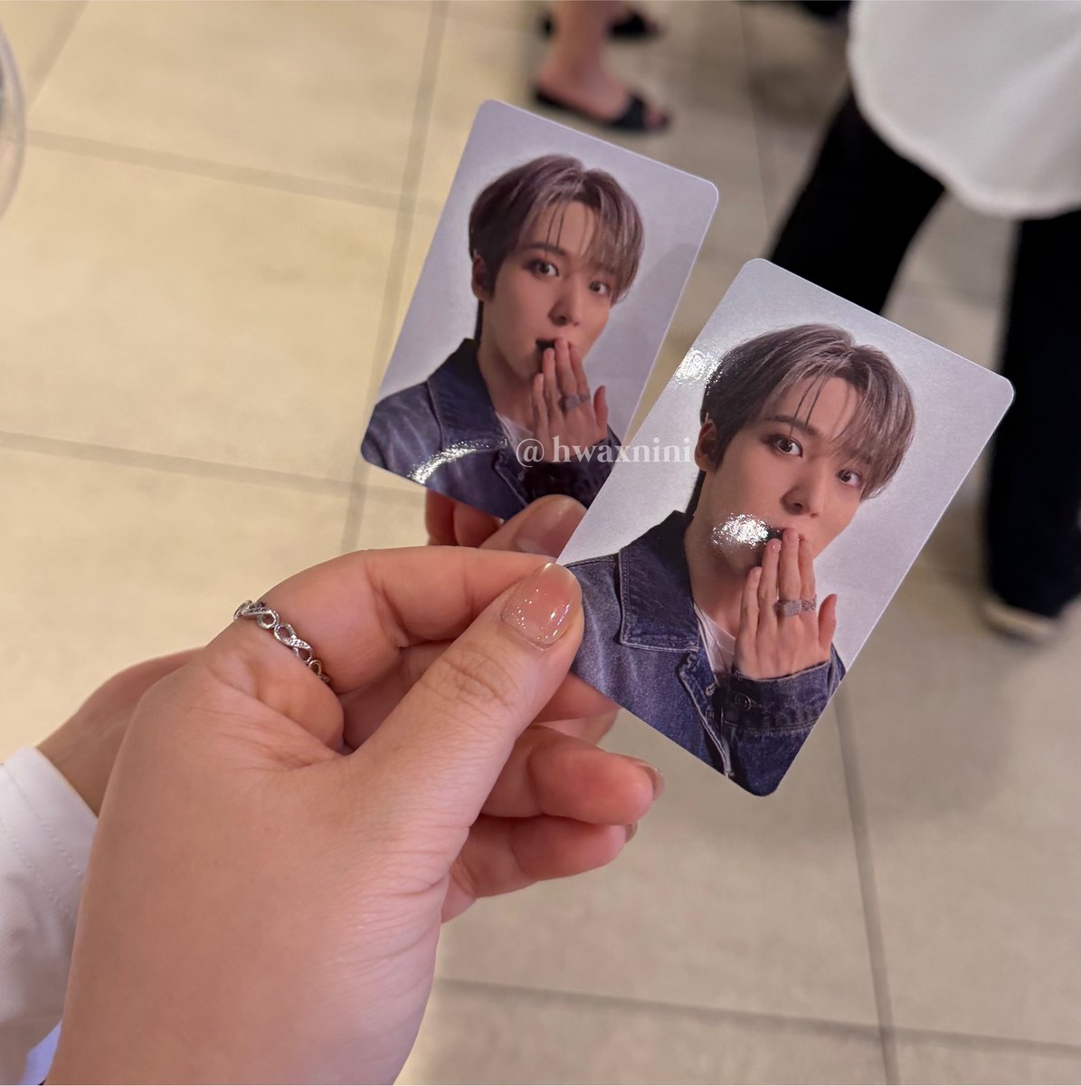 hwaxnini's tweet photo. WTT ATEEZ in CINEMA photocard 

have : yunho
want : seonghwa 

#pasarateez #ateezincinema #tgvcinema #gsccinema https://t.co/fLaqghwXmf