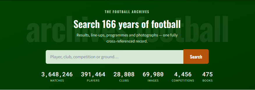 rchivesfootball's tweet photo. Version 2 Data Admin Testing
We are pleased to announce that live testing of the new version of https://t.co/aOQdQF8WOC is now active for Data Admins, once stable the site will be launched for EVERYONE https://t.co/8X449cRFiE