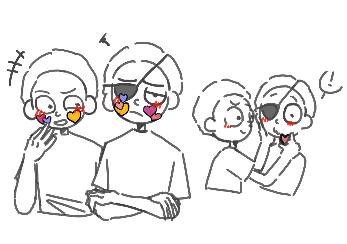 L9ovph's tweet photo. #mortycest 
I’m not good at draw stickers ˊ_>ˋ https://t.co/q4THXf87M3
