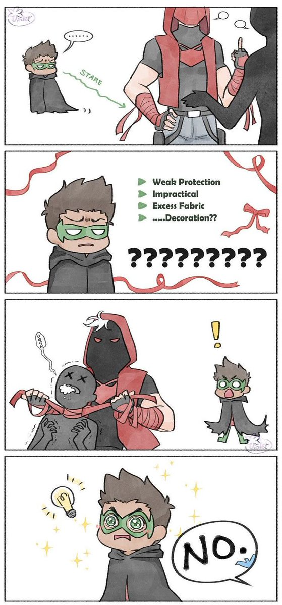 GeorgemanGms's tweet photo. Damian realizing Jason’s aesthetic choices are actually lethal https://t.co/jnIf5vN25X