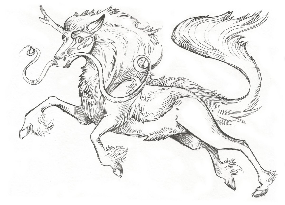 Taski_Guru's tweet photo. Line art of fantasy equine characters
#lineart #horseoc #equine_oc #line_art #kirinoc #longma #unicorn_oc https://t.co/QCRODdNHuQ
