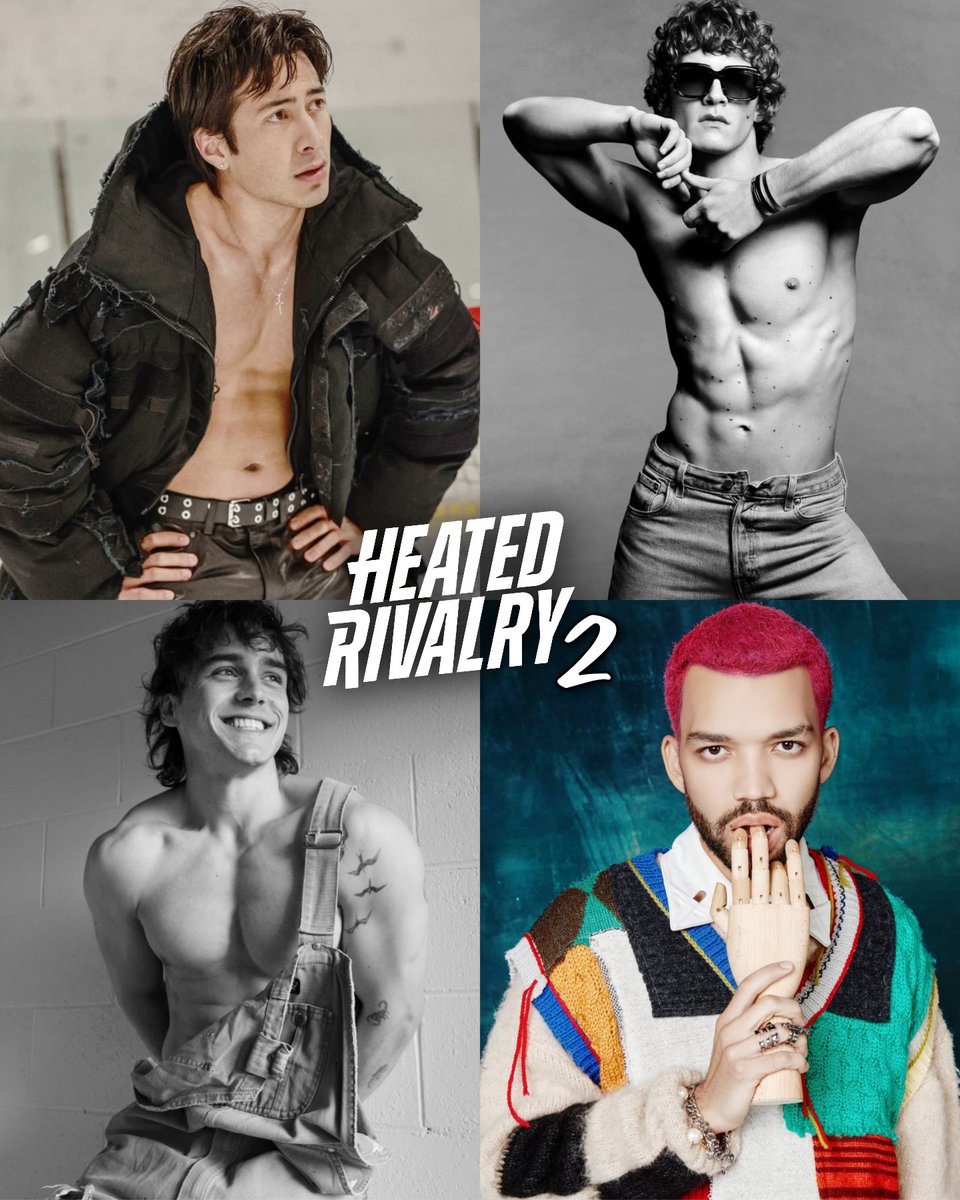 FeelsCinema's tweet photo. The cast of ‘HEATED RIVALRY’ Season 2:

• Hudson Williams
• Connor Storrie
• Charlie Gillespie
• Justice Smith

Premiering in Spring 2027. https://t.co/VVoWf9vYzf