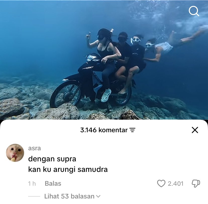 ultramenksms's tweet photo. motor amfibi ajgg😭🫵 https://t.co/aexdNJBvZm