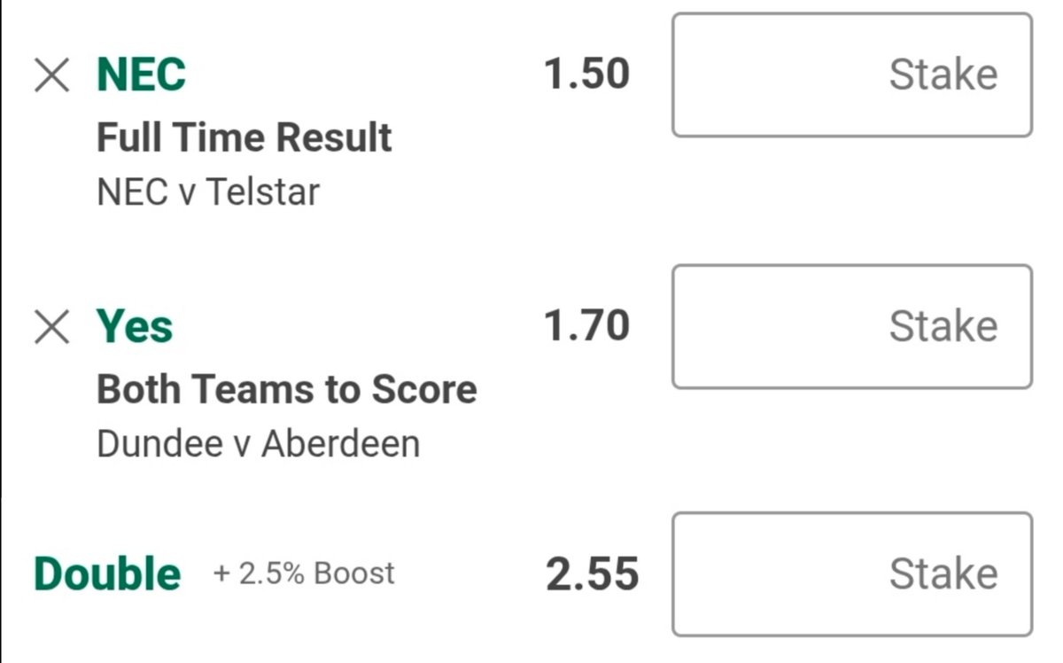 BetBlaze2's tweet photo. Todays Selections ⚽️ 

Double @ 2.23
Double @ 2.55
Treble @ 3.99
Acca @ 6.97

Starting at 3pm....... https://t.co/wWN1t11wY6