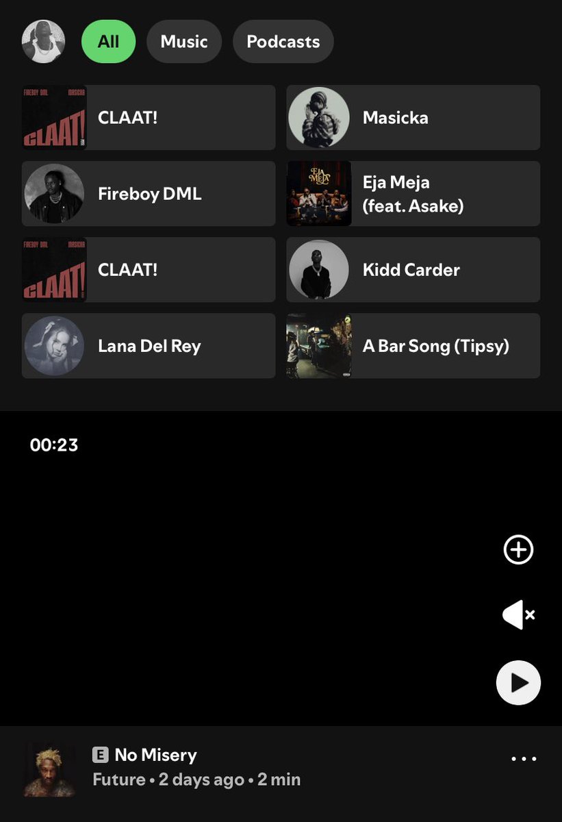 Twin_Szn's tweet photo. Good morning ☀️ 

Let’s see your Spotify dashboard 🫵🏾 https://t.co/UOEBkTdoYN