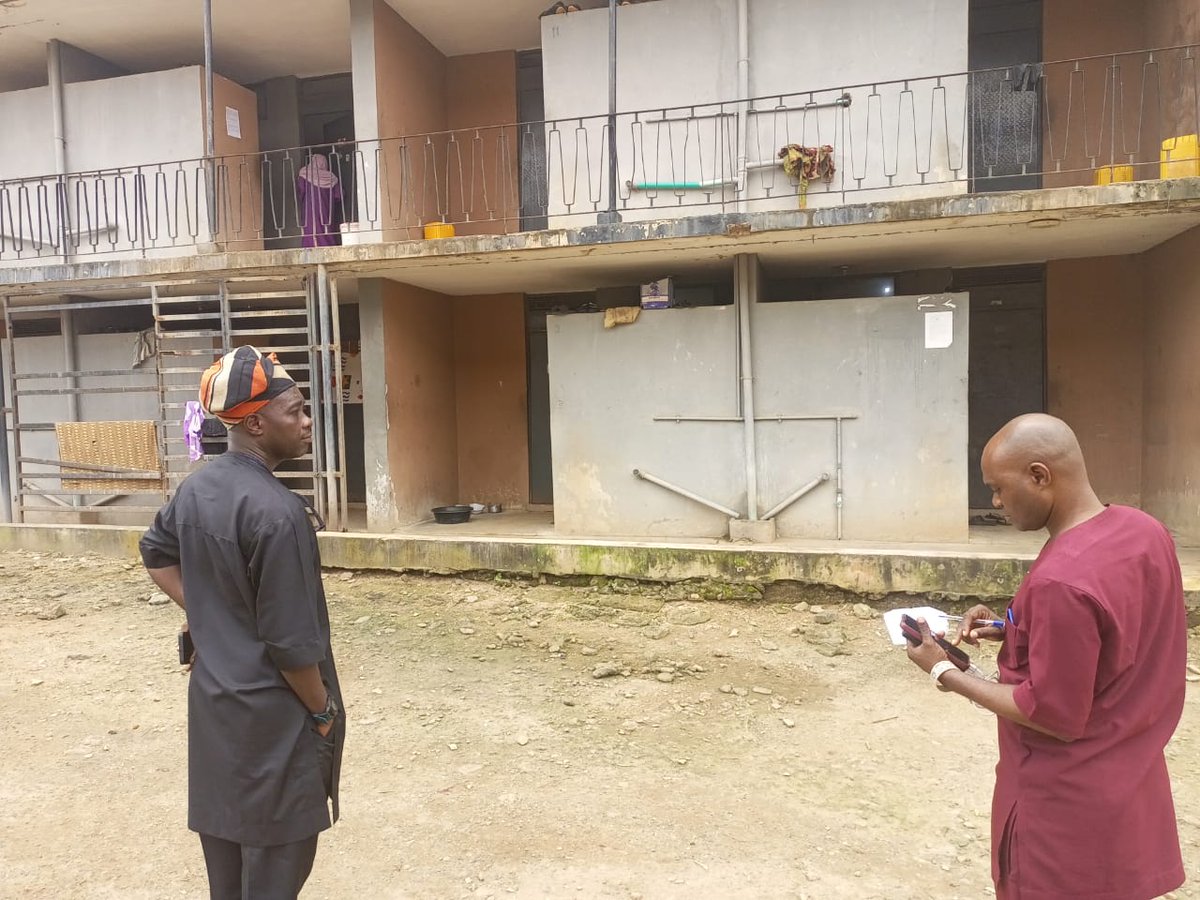 fcahptib's tweet photo. ποΈ Innovation for Development!
The Provost of FCAHPTIB, Dr. Moshood Abiola Popoola, inspected the student hostels to assess their condition and explore opportunities for partnerships with private investors and real estate professionals to improve student accommodation.
#FCAHPT https://t.co/saKlVJrlhr
