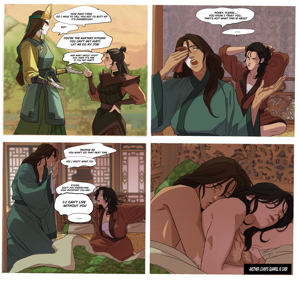 Marceline2174's tweet photo. The shortest lover's quarrel in the world https://t.co/gSpNTdXP2L
