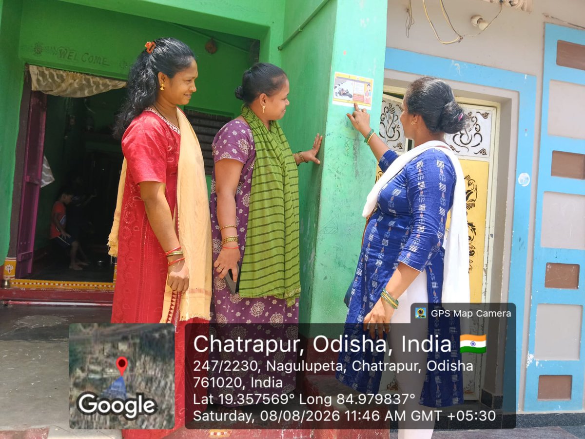 Nac_Chatrapur's tweet photo. Today awareness programme regarding "Safe Septic tank cleaning & wall stckering about using ULB services (Dial 14420) and the consequences of illegal cleaning under the PEMSR Act.
#SafeCleaning
#GarimaScheme
#ULBCampaign
#DignityForAll
#CommunityAwareness
#NoManualScavenging https://t.co/boQgTOuKaw