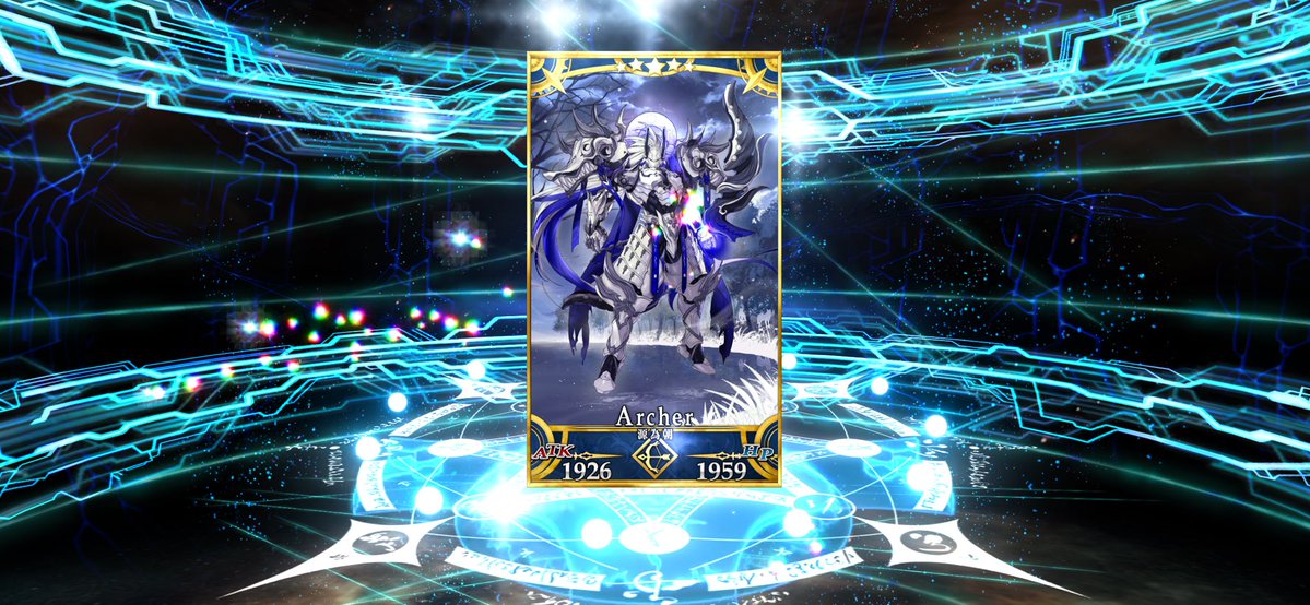flug34key3's tweet photo. 今日のデイリー単発にて。
キミがウチのアズライールだ。
#FGO  

 ちなみに今年の★5鯖率は0.5%くらいだし、
ピックアップ引けたのそのうち半分ちょいだしで、
このあたりが最近FGOのやる気無い理由だと思ってる。 https://t.co/dDIkgkoMnA