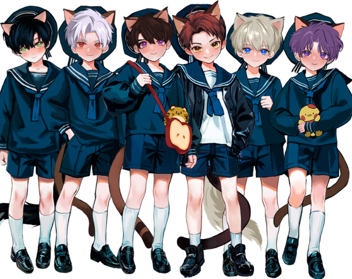amabilemela's tweet photo. 園児にゃんず6人完成したー！！ https://t.co/kBRbbpsH2j