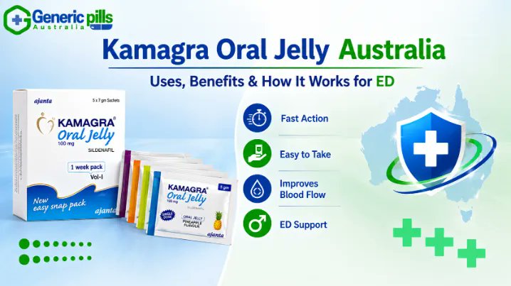 genericpillsau's tweet photo. Kamagra Oral Jelly Australia: Uses, Benefits &amp; How It Works for ED
https://t.co/mNFLsQEsHU https://t.co/1TiyJt56SD
