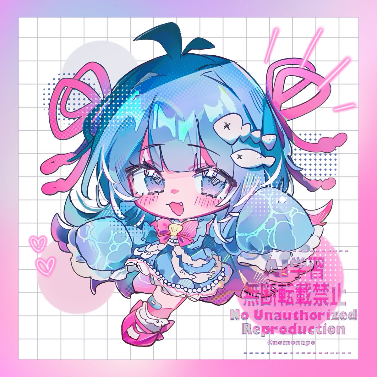 nemonape's tweet photo. 【イラスト無償企画⋆˚｡⋆୨୧˚】
創作やVtuberさん大歓迎！！🔥
激カワミニキャラを即納品で描きます！！

◇参加方法：フォロー&amp;RT
◇人数：1名(抽選)
◇締切：8/10(月)23:59分まで

◇その他：実績やサンプル、メイキング動画の作成に使用してもOKな方！

#無償企画 #無償イラスト https://t.co/Y71NhxLRj5
