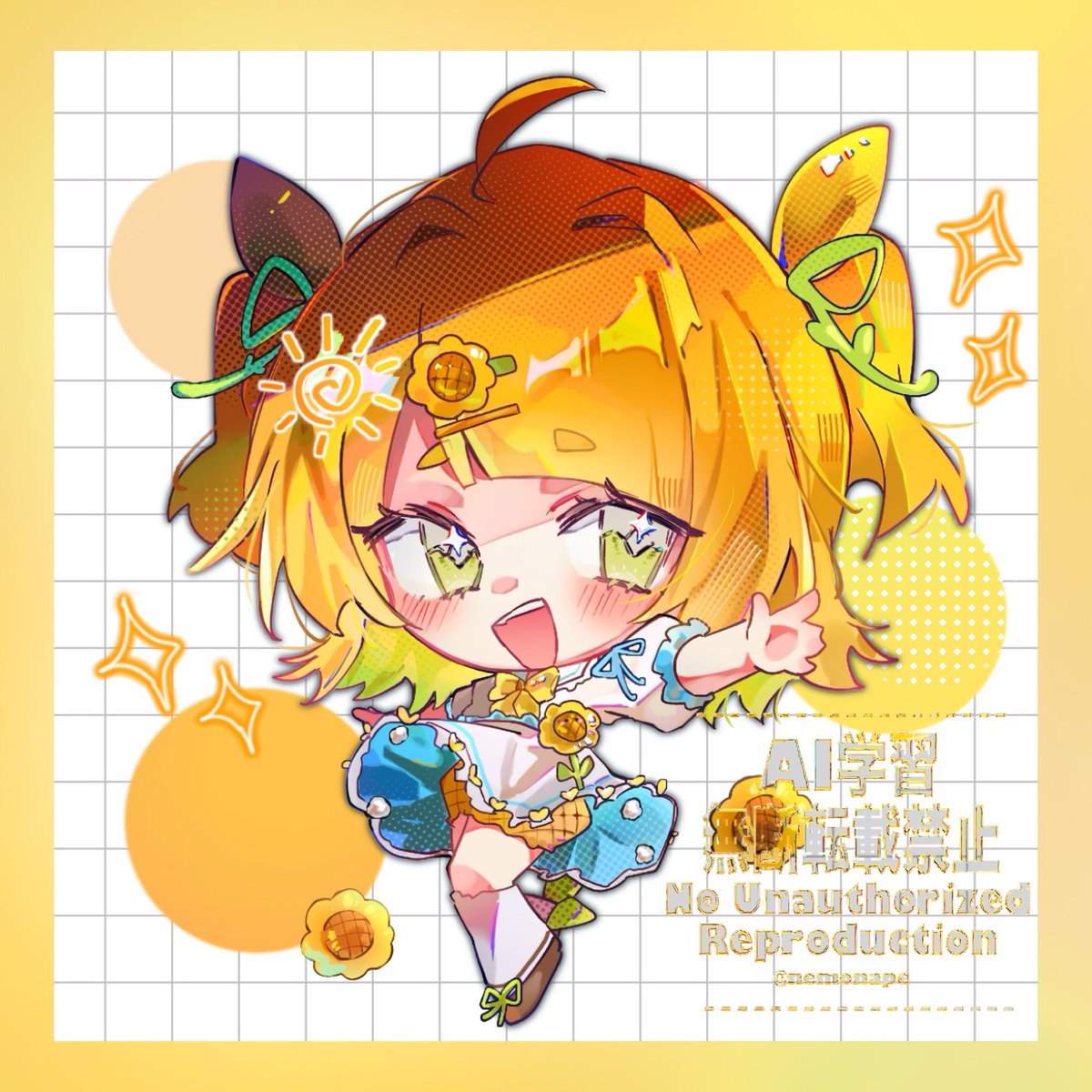 nemonape's tweet photo. 【イラスト無償企画⋆˚｡⋆୨୧˚】
創作やVtuberさん大歓迎！！🔥
激カワミニキャラを即納品で描きます！！

◇参加方法：フォロー&amp;RT
◇人数：1名(抽選)
◇締切：8/10(月)23:59分まで

◇その他：実績やサンプル、メイキング動画の作成に使用してもOKな方！

#無償企画 #無償イラスト https://t.co/Y71NhxLRj5