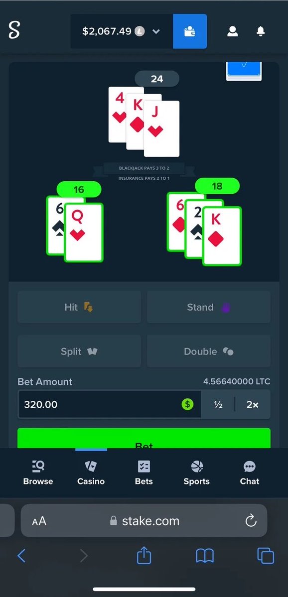 gamblepapi's tweet photo. Finally a win after being rinsed all morning, giving away $25 to 2 people. Like follow retweet drop stake user or SOL address drawing at 30 entries #stake #giveaway #airdrop https://t.co/a8Sfih3qks