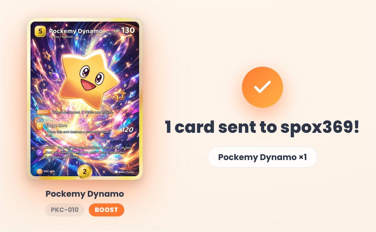 smapocke's tweet photo. This is what Smart Pocket is all about. 🧡

Playing, learning, competing — and sharing the experience with the community. Congratulations on your victory, and thank you for being part of Smart Pocket! See you in the next battle. https://t.co/xQCWlghO0L https://t.co/WuDKaatK2s