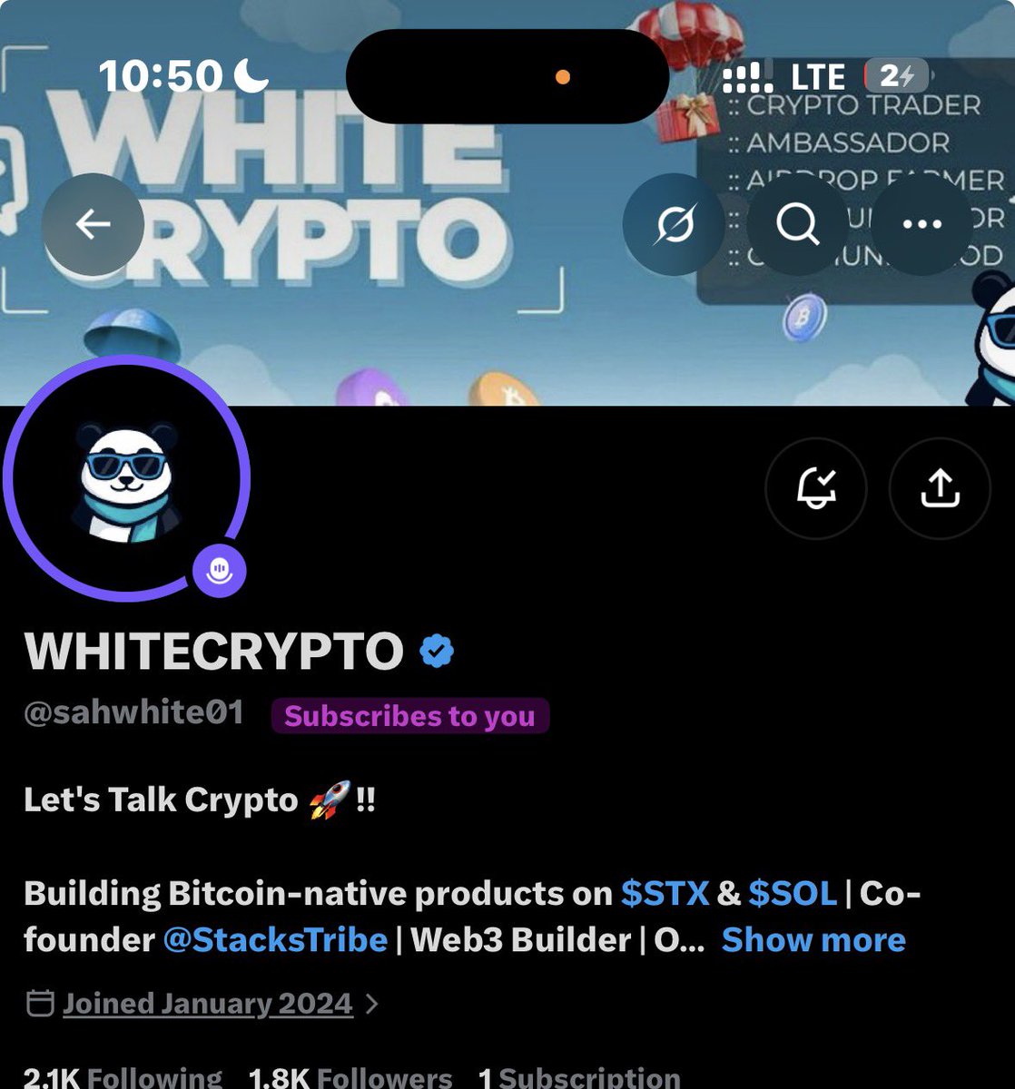 Healer0x's tweet photo. Second subscriber don land 🔥
@sahwhite01

We just connect today and you already dey support

Thank you my guy, you too much! https://t.co/YoFpjGgel8