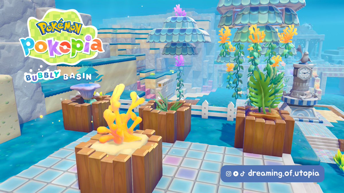 HorizonUtopia's tweet photo. Playing with random vase plants #pokopia #pokopiaupdate #pokemonpokopia #pokemongame #nintendoswitch2 https://t.co/BZojHAxmsR