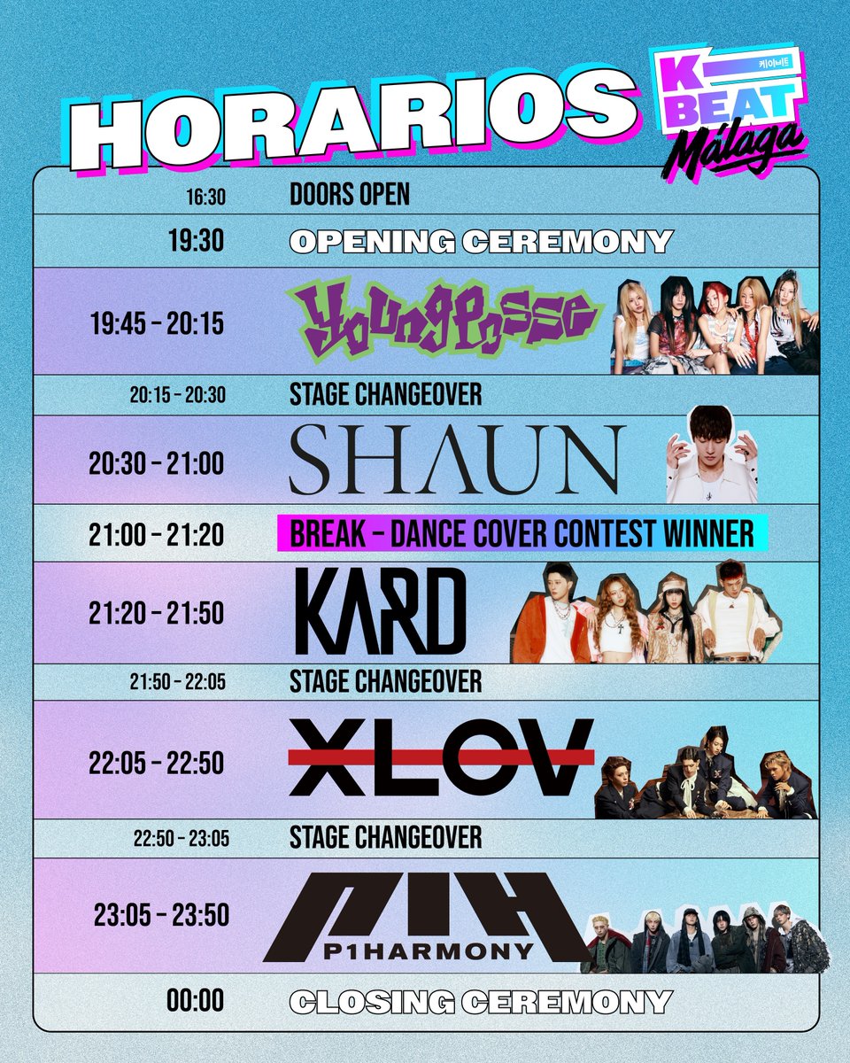 kbeatfest's tweet photo. 🚨 LA ESPERA IS OVER. ¡YA TENÉIS LOS HORARIOS OFICIALES DE K-BEAT!
Es momento de hacer capturas, compartirlas y empezar a planear🫰

¿Qué es LO PRIMERO que vais a hacer cuando crucéis las puertas de K-Beat? Os leemos👀🔥

📲 Consigue tus entradas: https://t.co/9IpRDryH08 https://t.co/n14dQBIcqi