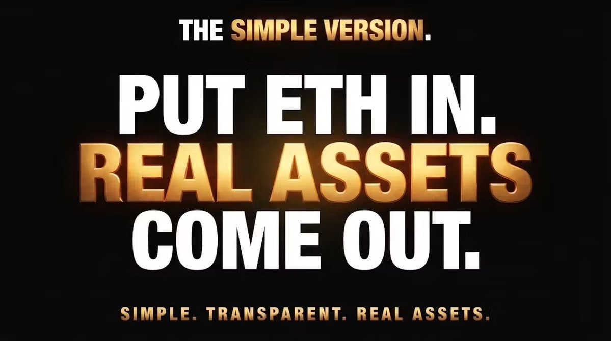 Mine_4Gold's tweet photo. Some people need the entire process breakdown👇

Others only need the simplified version. Here’s how it works:

Gold Mine is a protocol where you put ETH in and get real assets out

Mine Gold tokens at 1% per day
Stake those Gold tokens to generate Bitcoin
Participate in weekly auctions to get real gold

The protocol controls its own liquidity
Supply is being decreased automatically
Bitcoin Pools get compounded every week

Phase 2 will be launched soon with even more. That's all. Simple. Transparent. Real assets