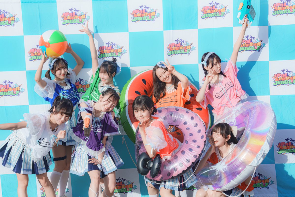 samajan_idol's tweet photo. 【 IDOL SUMMER JUNGLE 2026 DAY2 】

MONKEY STAGE🐒
ご出演ありがとうございました！❤︎

Sweet Alleyさん @SweetAlley_info 
愛乙女★DOLLさん@lovelydoll_jp 
シンデレラ宣言！さん@cinsen_official 
chuLaさん@chuLa_official 

#サマジャン2026 https://t.co/9FohGFaRlF