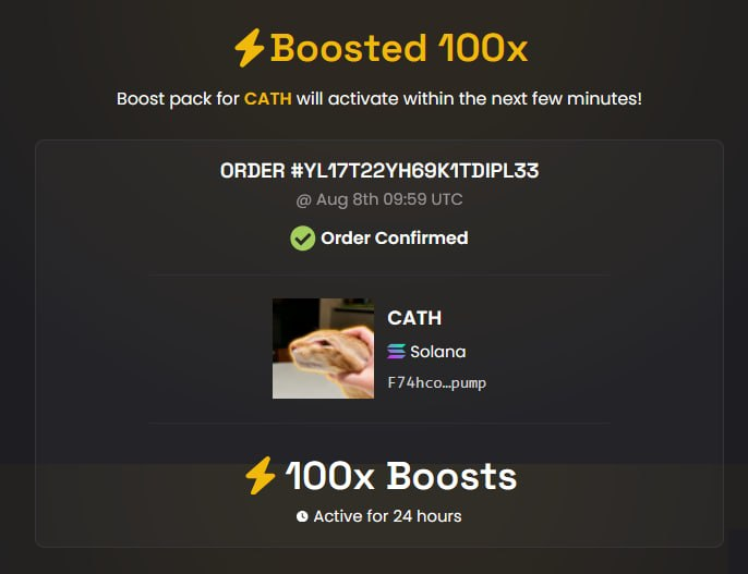catheldfun's tweet photo. we finally bonded. 100x boost activated. now let $CATH run

F74hcoFCsJGnTXHKsxP95QHEqdbFqocS18nP5uTfpump https://t.co/rjwUwxUPNv