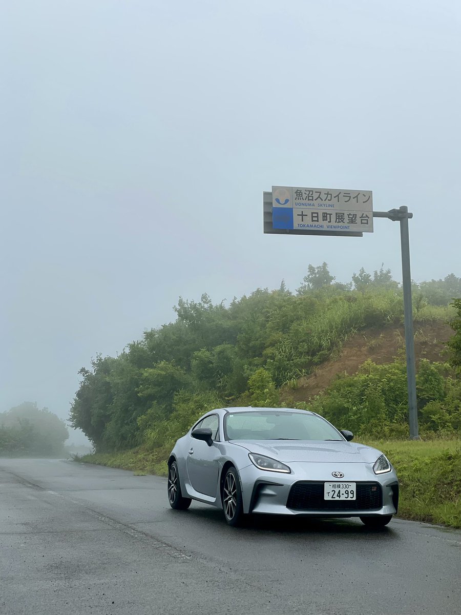 F0xx_F4's tweet photo. 芦ノ湖スカイラインとは天地の差。
なんなら酷道。
人間くらいある木の枝引いてフロントバンパーに傷（思い出）できたわ！ https://t.co/M2o5d9xIxv