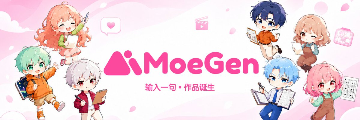 PayKinara's tweet photo. 大家好，這裡是 MoeGen 華語區最新賬號！✨

之後會在這裡分享平颱動態、故事推薦、創作靈感和更多有趣內容。

感謝關注，也歡迎一起加入 #MoeGen 的創作世界。🍃 https://t.co/szjYpS0W18