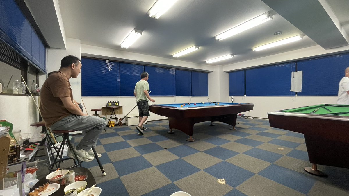 billiards_ra's tweet photo. 夏休みー！！！
6人で飲み食い撞き😆🫶 https://t.co/AyIPuZHRTW
