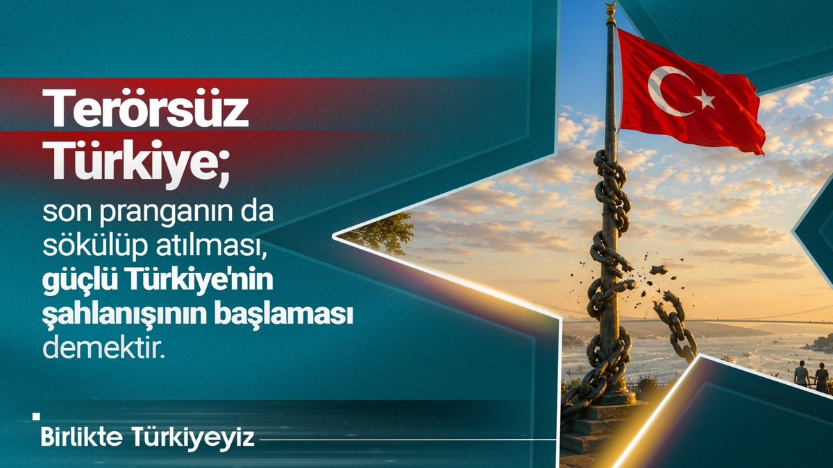 Fatmailica's tweet photo. Son prangayı da söküp atıyor, Güçlü Türkiye’nin şahlanışını başlatıyoruz.

Terörsüz Türkiye yolunda hep #BirlikteTürkiyeyiz! https://t.co/o1ZgVd4eFM