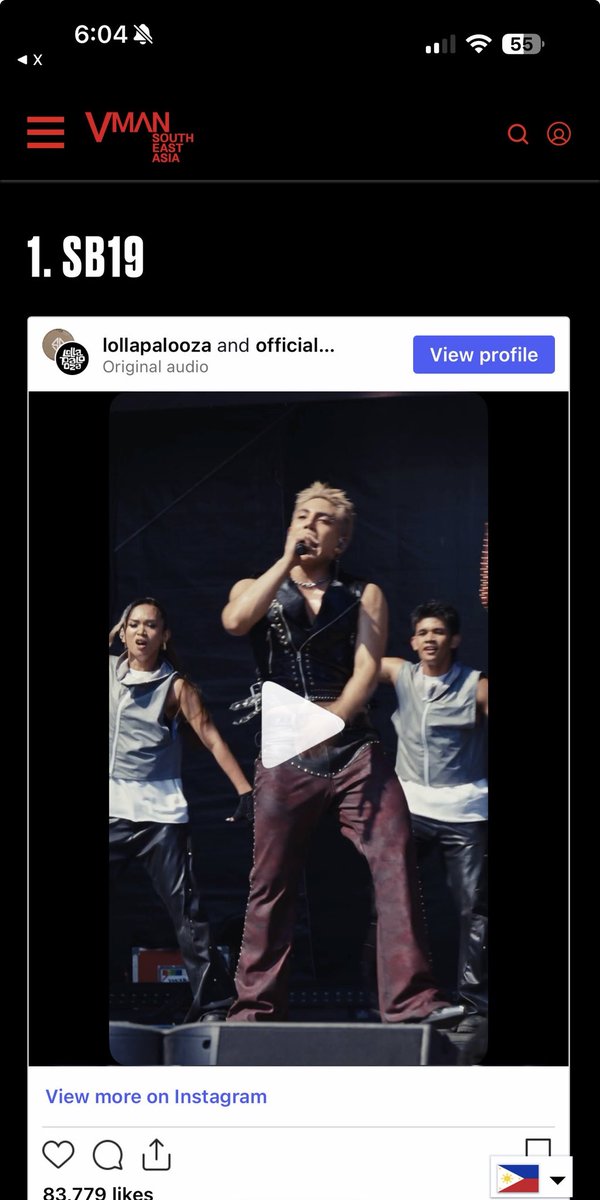 yourweng67's tweet photo. Lollapalooza’s best performers.

@SB19Official #SB19 

“The quintet commanded the stage like seasoned headliners.”

https://t.co/07bnpEEfBn https://t.co/muo0uD9JTA