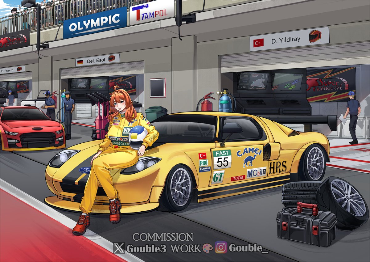 gouble3's tweet photo. Derya With Her Race Car 🚘,
Commission Work for @C_arolus 🎨
#commission #commissionwork #rkgk #draw #art #illustration #car https://t.co/FEvsGpFgtJ