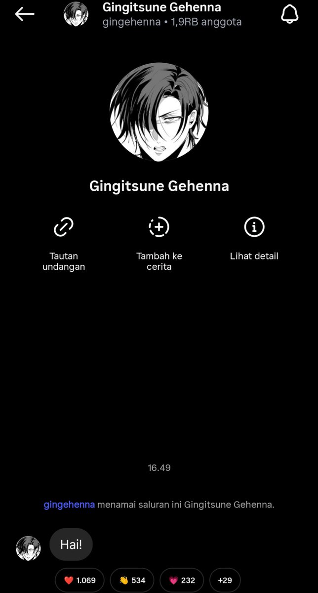 fushitobio's tweet photo. First time gin bikin saluran IG 🤧 JOIN GASS GESSS AAKHHHHHH https://t.co/9yunfDTkfG