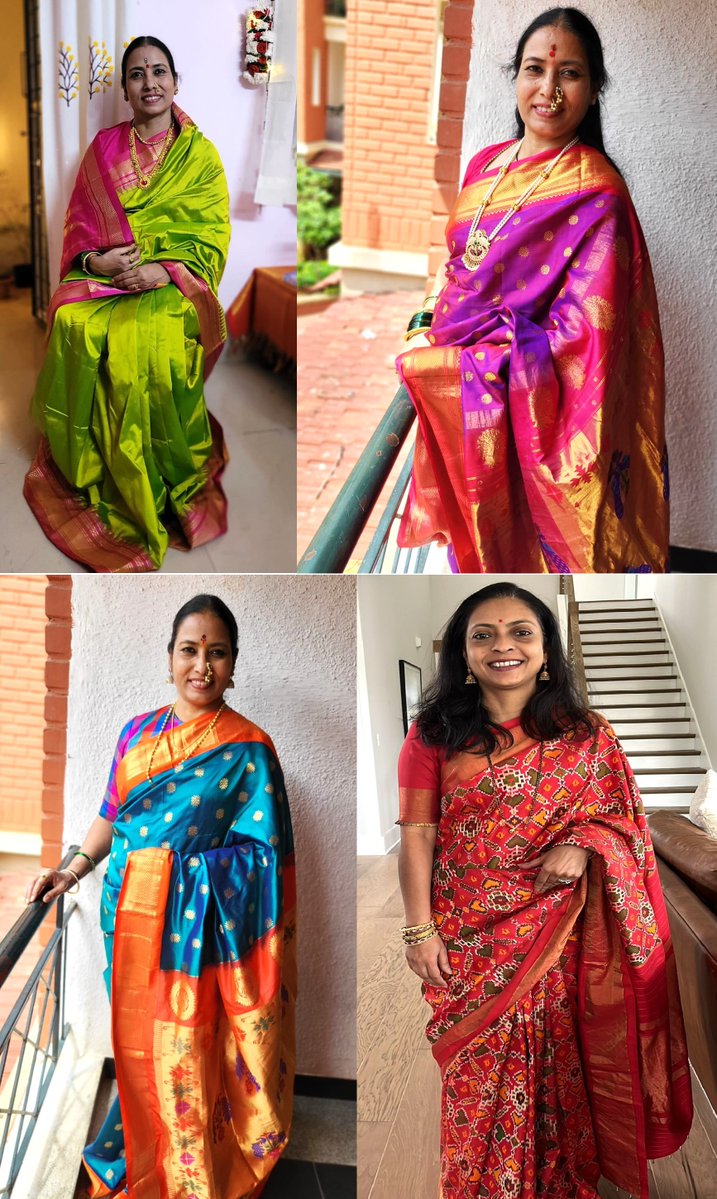 bharathimagdum's tweet photo. My Sisters and I always prefer handloom.
Let's Support #Handloom #Vocal4Local #ViksitBharat #AatmanirbharBharat.
Greetings of National Handloom Day 2026.
#HandloomDay #NationalHandloomDay #VocalForLocal #NationalHandloomDay2026 
@narendramodi @TexMinIndia @girirajsinghbjp https://t.co/NJd6KiUg9M