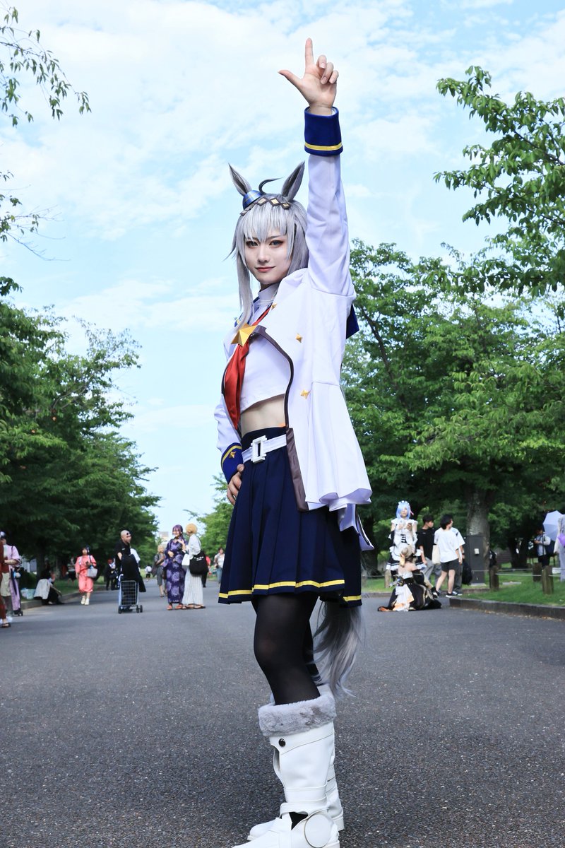 meganejapan46's tweet photo. 🐴cosplay🐴

『私はオグリキャップだからな

🐴オグリキャップ
葉音さん@Hanon_1108 

#アコスタ万博夏まつり https://t.co/3XNI6X7lZI