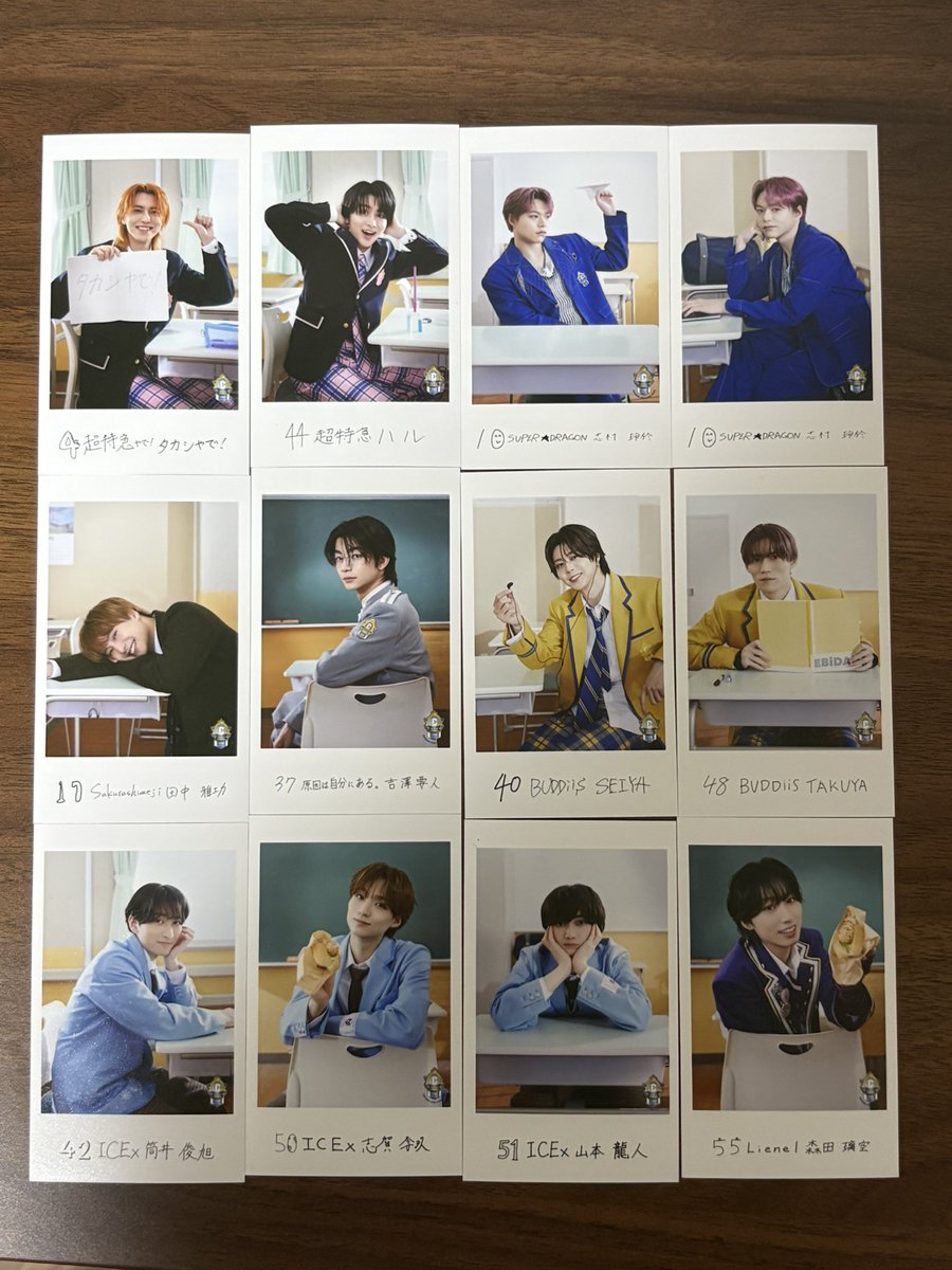 mami9987's tweet photo. EBiDAN THE LIVE 2026 エビライ エビダン ランダム グッズ ミニフォト 隣の席セット 交換

【譲】
　タカシ　ハル　志村玲���　田中雅功
　吉澤要人　SEIYA    TAKUYA
　筒井俊旭　志賀李玖　山本龍人
　森田璃空

【求】塩﨑太智>買取(＋送料)

15日手渡し、郵送可
お気軽にお声がけください！ https://t.co/TFRgHwSFV4
